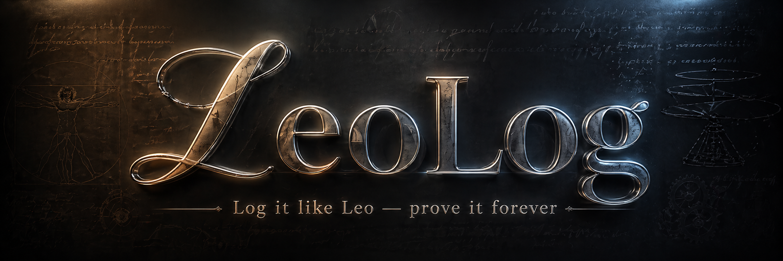 LeoLog — Log it like Leo, prove it forever.